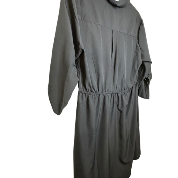 MPH Navy Blue Shirt Dress w/ Tie-Waist - Picture 8 of 14